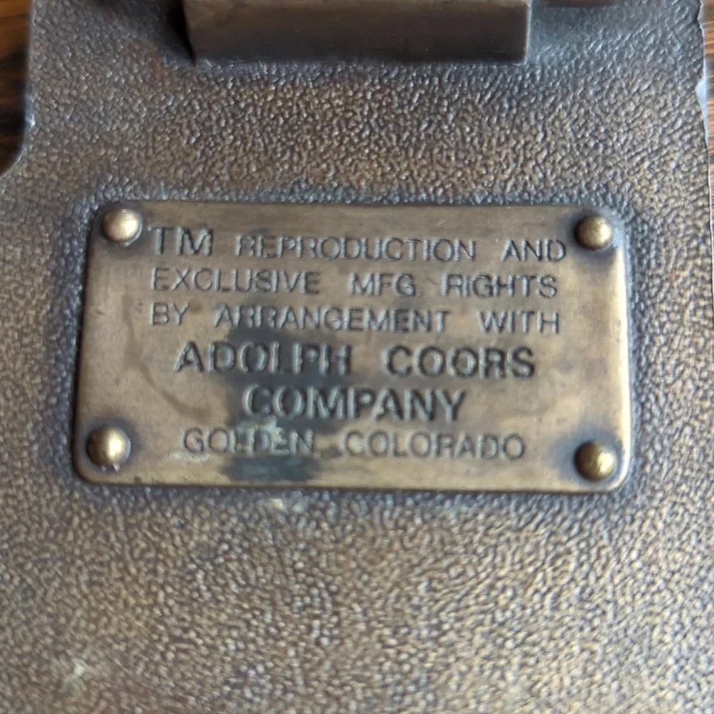 Coors Banquet Beer Belt Buckle / Adolph Coors Co. / Golden Colorado USA - Picture 4 of 4